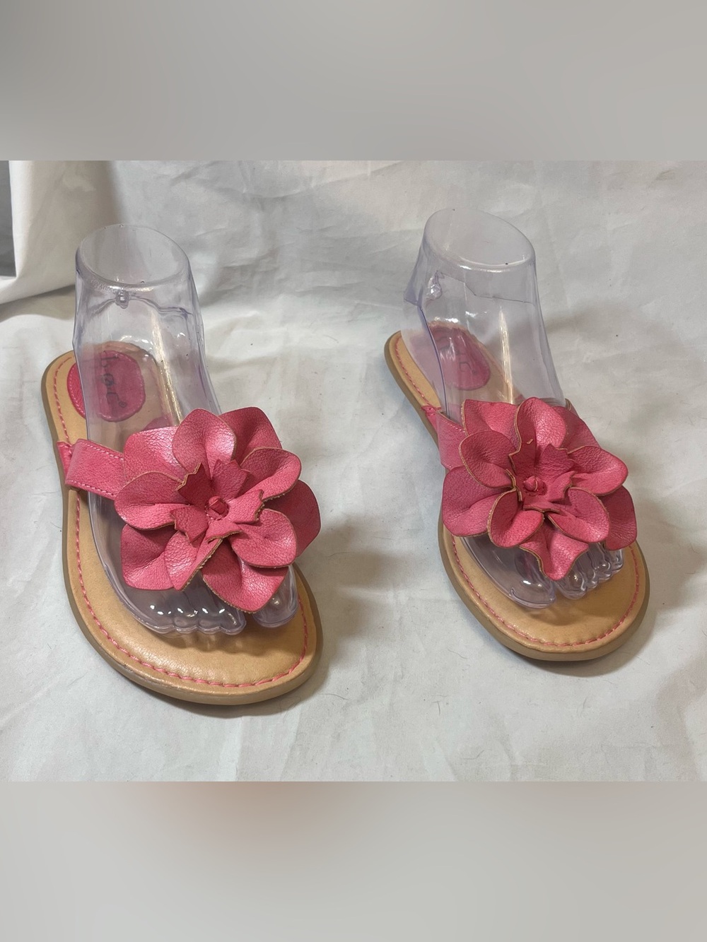 B.O.C. Women's Pink Floral Slide Sandals